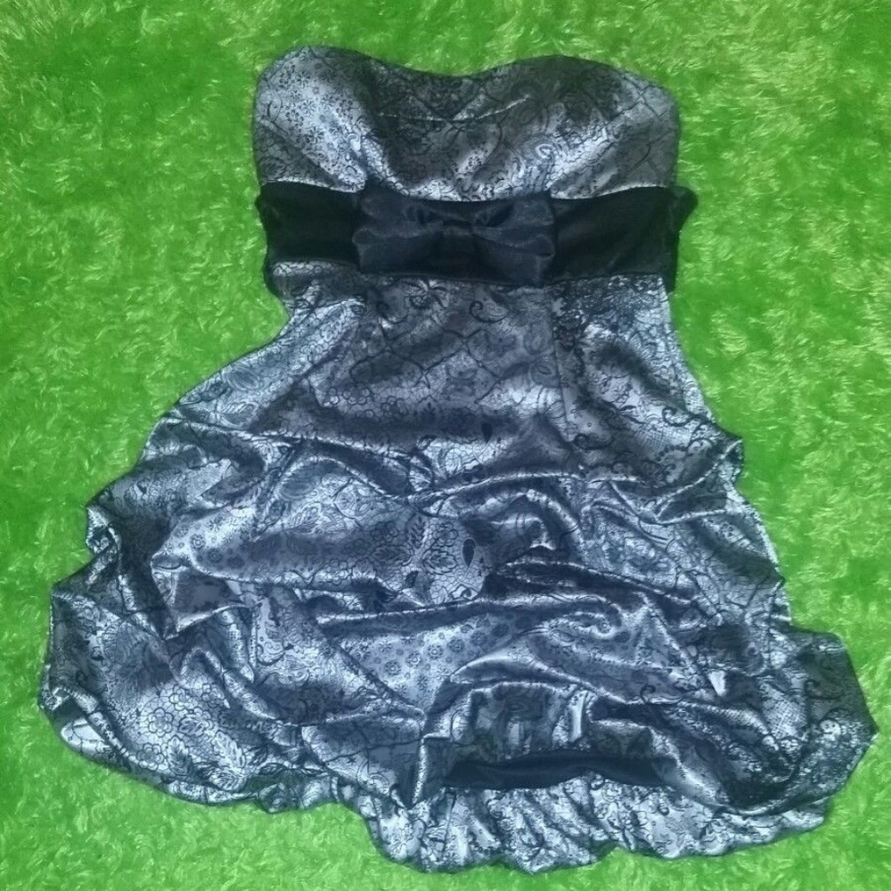 Ruby Rox Black and White Short Party Dress Size 1